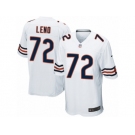 Men's Nike Chicago Bears #72 Charles Leno Game White NFL Jersey