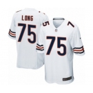 Men's Nike Chicago Bears #75 Kyle Long Game White NFL Jersey