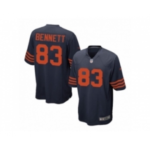 Men's Nike Chicago Bears #83 Martellus Bennett Game Navy Blue 1940s Throwback Alternate NFL Jersey