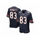 Men's Nike Chicago Bears #83 Martellus Bennett Game Navy Blue Team Color NFL Jersey