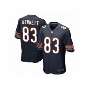 Men's Nike Chicago Bears #83 Martellus Bennett Game Navy Blue Team Color NFL Jersey