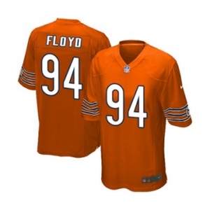 Men's Nike Chicago Bears #94 Leonard Floyd Game Orange Alternate NFL Jersey