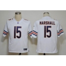 NIKE NFL Jerseys Chicago Bears 15 Marshall white (Game)