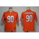 NIKE NFL Jerseys Chicago Bears 90 Julius Peppers Orange (Game)