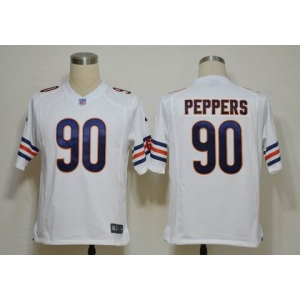 NIKE NFL Jerseys Chicago Bears 90 Julius Peppers white (Game)