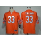 nike nfl jerseys Chicago Bears #33 Tillman Orange[ Game]