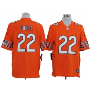 nike nfl jerseys chicago bears #22 matt forte orange[game]