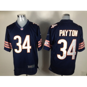 nike nfl jerseys chicago bears #34 payton blue[game]