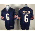 nike nfl jerseys chicago bears #6 cutler blue[game]