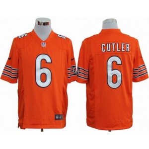 nike nfl jerseys chicago bears #6 cutler orange[game]