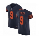 Men Nick #9 Foles Chicago Bears Men's Elite Alternate Vapor Untouchable Jersey - Navy Blue