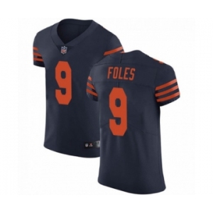 Men Nick #9 Foles Chicago Bears Men's Elite Alternate Vapor Untouchable Jersey - Navy Blue