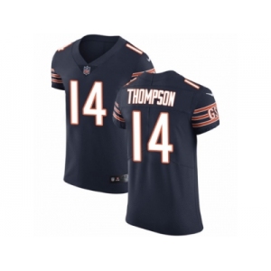 Men Nike Chicago Bears #14 Deonte Thompson Navy Blue Team Color Vapor Untouchable Elite Player NFL Jersey