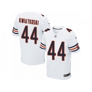 Men Nike Chicago Bears #44 Nick Kwiatkoski Elite White NFL Jersey