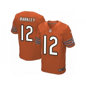 Men's Nike Chicago Bears #12 Matt Barkley Elite Orange Alternate NFL Jersey