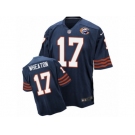 Men's Nike Chicago Bears #17 Markus Wheaton Elite Navy Blue Throwback NFL Jersey