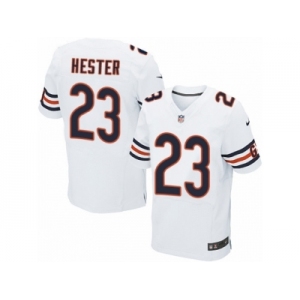 Men's Nike Chicago Bears #23 Devin Hester Elite White NFL Jersey