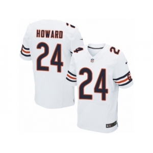 Men's Nike Chicago Bears #24 Jordan Howard Elite White NFL Jersey