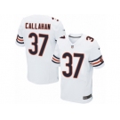 Men's Nike Chicago Bears #37 Bryce Callahan Elite White NFL Jersey