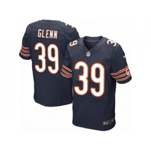 Men's Nike Chicago Bears #39 Jacoby Glenn Elite Navy Blue Team Color NFL Jersey