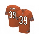 Men's Nike Chicago Bears #39 Jacoby Glenn Elite Orange Alternate NFL Jersey