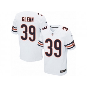 Men's Nike Chicago Bears #39 Jacoby Glenn Elite White NFL Jersey