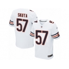 Men's Nike Chicago Bears #57 Dan Skuta Elite White NFL Jersey