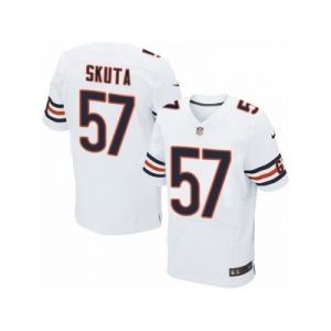 Men's Nike Chicago Bears #57 Dan Skuta Elite White NFL Jersey