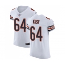 Men's Nike Chicago Bears #64 Eric Kush White Vapor Untouchable Elite Player NFL Jersey