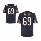 Men's Nike Chicago Bears #69 Jonathan Bullard Elite Navy Blue Team Color NFL Jersey