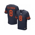 Men's Nike Chicago Bears #8 Mike Glennon Elite Navy Blue 1940s Throwback Alternate NFL Jersey