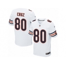 Men's Nike Chicago Bears #80 Victor Cruz Elite White NFL Jersey