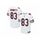 Men's Nike Chicago Bears #83 Martellus Bennett Elite White NFL Jersey