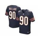 Men's Nike Chicago Bears #90 Jonathan Bullard Elite Navy Blue Team Color NFL Jersey