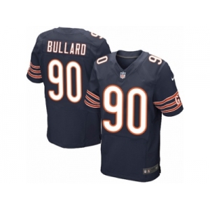 Men's Nike Chicago Bears #90 Jonathan Bullard Elite Navy Blue Team Color NFL Jersey