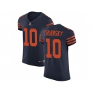 Nike Chicago Bears #10 Mitchell Trubisky Navy Blue Alternate Men Stitched NFL Vapor Untouchable Elite Jersey