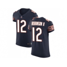 Nike Chicago Bears #12 Allen Robinson II Navy Blue Team Color Men Stitched NFL Vapor Untouchable Elite Jersey