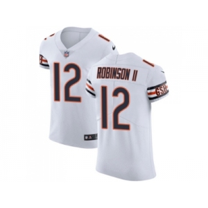 Nike Chicago Bears #12 Allen Robinson II White Men Stitched NFL Vapor Untouchable Elite Jersey