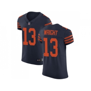 Nike Chicago Bears #13 Kendall Wright Navy Blue Alternate Men Stitched NFL Vapor Untouchable Elite Jersey