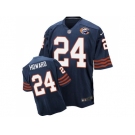 Nike Chicago Bears #24 Jordan Howard Navy Blue Throwback Men's Stitched NFL Elite Jersey