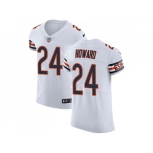 Nike Chicago Bears #24 Jordan Howard White Men Stitched NFL Vapor Untouchable Elite Jersey