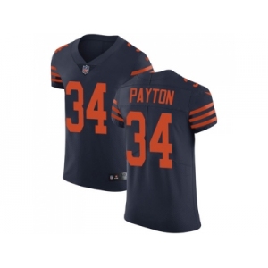 Nike Chicago Bears #34 Walter Payton Navy Blue Alternate Men Stitched NFL Vapor Untouchable Elite Jersey