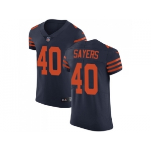 Nike Chicago Bears #40 Gale Sayers Navy Blue Alternate Men Stitched NFL Vapor Untouchable Elite Jersey