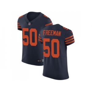 Nike Chicago Bears #50 Jerrell Freeman Navy Blue Alternate Men Stitched NFL Vapor Untouchable Elite Jersey