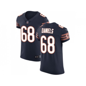 Nike Chicago Bears #68 James Daniels Navy Blue Team Color Men Stitched NFL Vapor Untouchable Elite Jersey