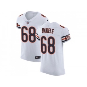 Nike Chicago Bears #68 James Daniels White Men Stitched NFL Vapor Untouchable Elite Jersey