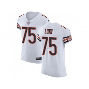 Nike Chicago Bears #75 Kyle Long White Men Stitched NFL Vapor Untouchable Elite Jersey