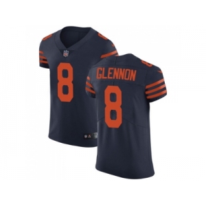 Nike Chicago Bears #8 Mike Glennon Navy Blue Alternate Men Stitched NFL Vapor Untouchable Elite Jersey