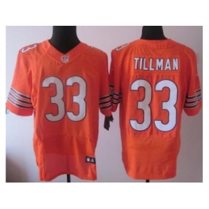 Nike NFL Jerseys Chicago Bears #33 Charles Tillman Orange[Elite]