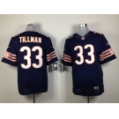 Nike Nfl Jerseys Chicago Bears 33# Tillman blue jerseys[Elite]